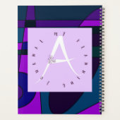 Lettre Lilac A Surf Indigo (Dos)