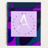 Lettre Lilac A Surf Indigo (Devant)