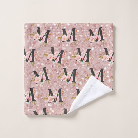 Lettre M (Gant de toilette)