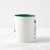Lettre M Alphabe design et photo Christmas Mug (Centre)