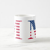 Lettre M Mug patriotique (Centre)