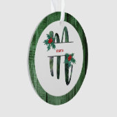 *~* Lettre M Rustic Christmas PHOTO Wood AP44 (devant)