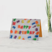 Lettre Magnet carte d'anniversaire (Devant)
