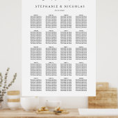 Lettre main Chic Mariage Tableau de siège (Cuisine)