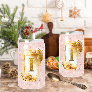 Lettre majuscule I monogramme encadré décoratif do