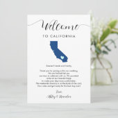 LETTRE Mariage DE CORÉE DE LA Californie Carte Iti (Debout devant)