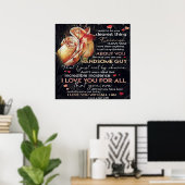 Lettre mignonne pour mari | Décoration familiale | (Bureau à domicile)