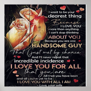 Lettre mignonne pour mari   Décoration familiale  