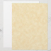 Lettre Modèle en-tête - Arrière - plan de parchemin Vinta (Devant / Derrière)