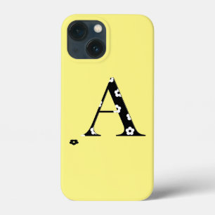 LETTRE MODÈLE FLEURI UN coque iphone Coque-Mate