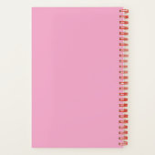 Lettre monogramme Carnet - Princesse rose Design (Verso)