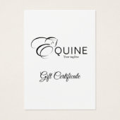 Lettre monogramme E Horse (Devant)