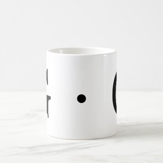 Lettre monogramme G Mug classique, 11 oz (Centre)