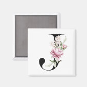 Lettre monogramme J | Aimant (Recto/Verso)