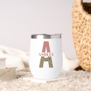 Lettre Monogramme personnalisée Un Empreinte de lé