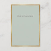 Lettre monogramme R Carte de remerciements Mariage (Dos)