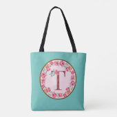 Lettre Monogramme T avec Sac fourre-tout d'image d (Dos)