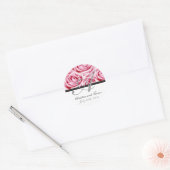 LETTRE MONOGRAPHIQUE A Sticker Roses Roses Roses R (Enveloppe)