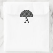 LETTRE MONOGRAPHIQUE A Stickers Snowflakes (Sac)