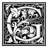 LETTRE MONOGRAPHIQUE ALLOCULE MOYENNE G PHOTO IMPR (Devant)