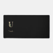 LETTRE MONOGRAPHIQUE BOtanique Élégante U (Recto)