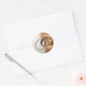 LETTRE MONOGRAPHIQUE C Sticker Mariage Enveloppe (Enveloppe)