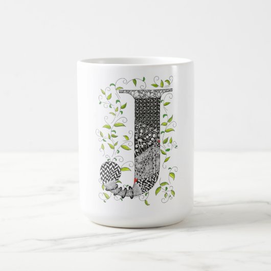 LETTRE MONOGRAPHIQUE COLORÉE J Mug (Centre)