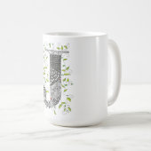LETTRE MONOGRAPHIQUE COLORÉE J Mug (Devant droit)