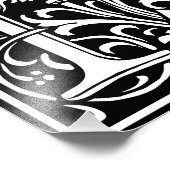 LETTRE MONOGRAPHIQUE EN Alphabet Floral N Photo (Coin)