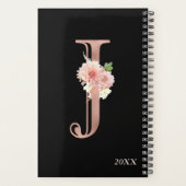 LETTRE MONOGRAPHIQUE MONOGRAPHIQUE ANNUELLE rose B (Dos)