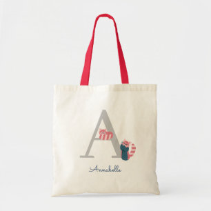 LETTRE MONOGRAPHIQUE Panda Rouge "A" Sac fourre-to