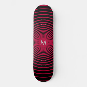 Lettre monographique personnalisée Skateboard Votr