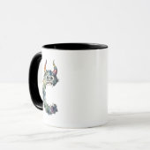 Lettre monstre C Mug - Monstre Joueur Gif Initial (Devant gauche)