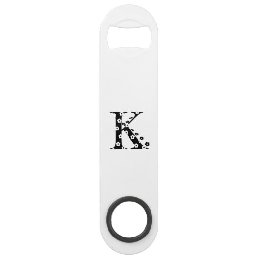 LETTRE Motif Fleur K (Devant)
