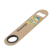 LETTRE MOYENNE Florale Illuminée G MONO (Devant angulaire)