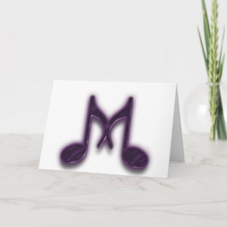 Lettre musicale de "M"