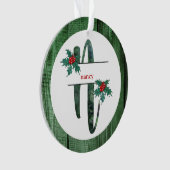 *~* Lettre N Rustic Christmas PHOTO Wood AP44 (devant)