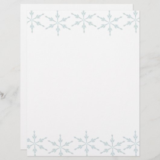 Lettre Noël Papier (Devant / Derrière)