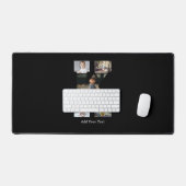 Lettre noire et blanche K - Collage photo (Clavier et souris)