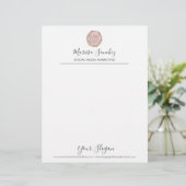 Lettre Nom du script de ligne simple Votre en-tête de log (Debout devant)