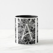 Lettre orange "A" Mug (Centre)