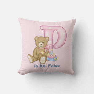 LETTRE OREILLARD P Coussin