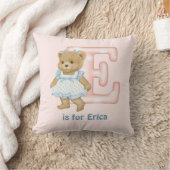 LETTRE OREILLE TDAY E Coussin Monogramme (Couverture)