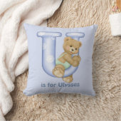 LETTRE OREILLE TDAY U Coussin Monogramme (Couverture)
