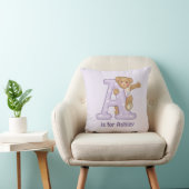 LETTRE Ours Teddy A Coussin Monogramme (Chaise)