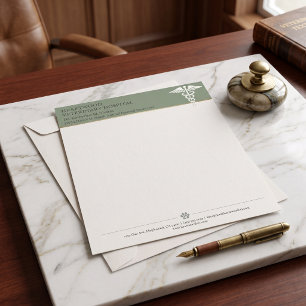 Lettre Papier à en-tête formel de clinique vétérinaire DV