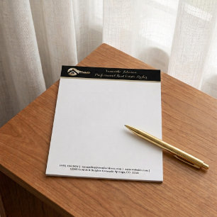 Lettre Papier à en-tête professionnel de courtier en immo