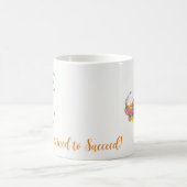 Lettre papillon C Mug florale (Centre)