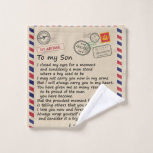 Lettre personnalisée à mon fils de maman