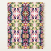 Lettre personnalisée B Carnet d'aquarelle florale (Dos)